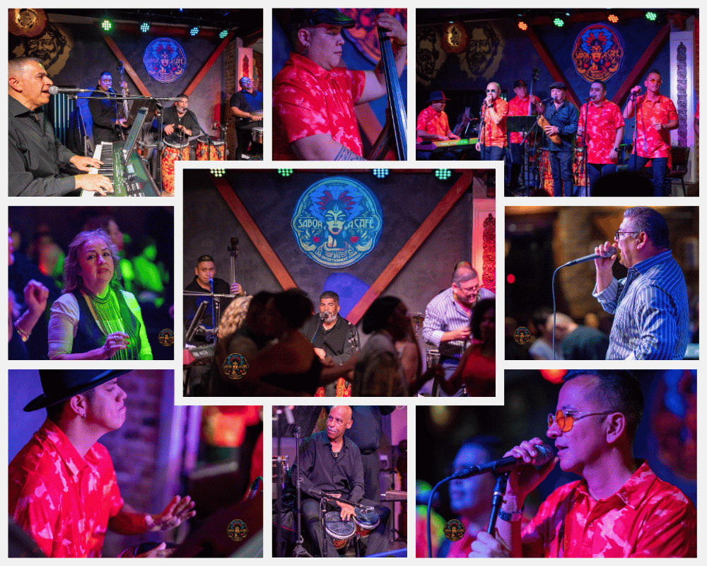 Latin Music Ensemble on Stage
