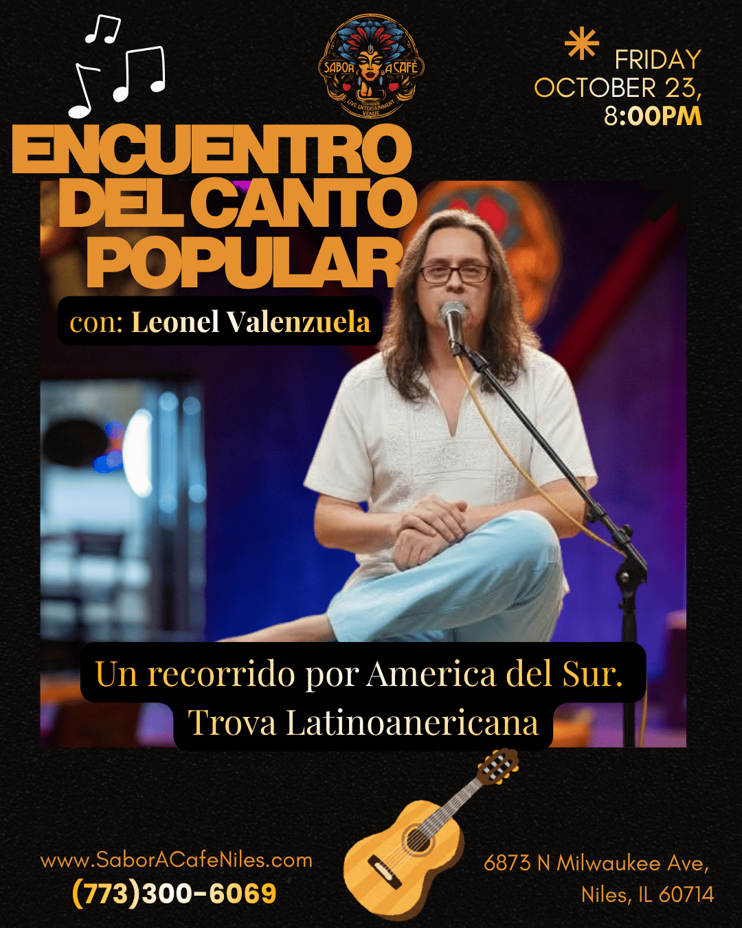 Encuentro del Canto Popular con Leonel Valenzuela — Live at Sabor 🎶