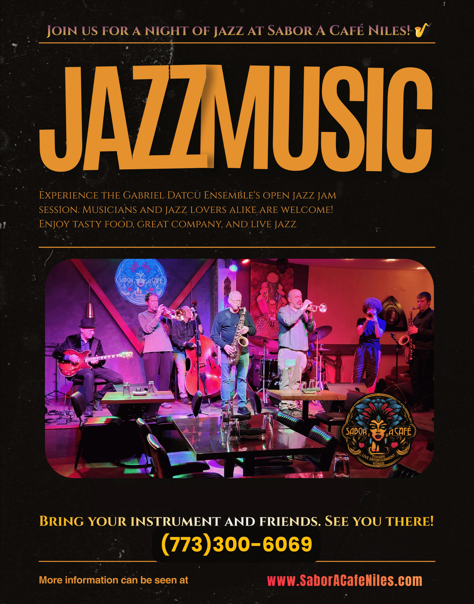 Jazz Jam Night — First Thursday 🎷