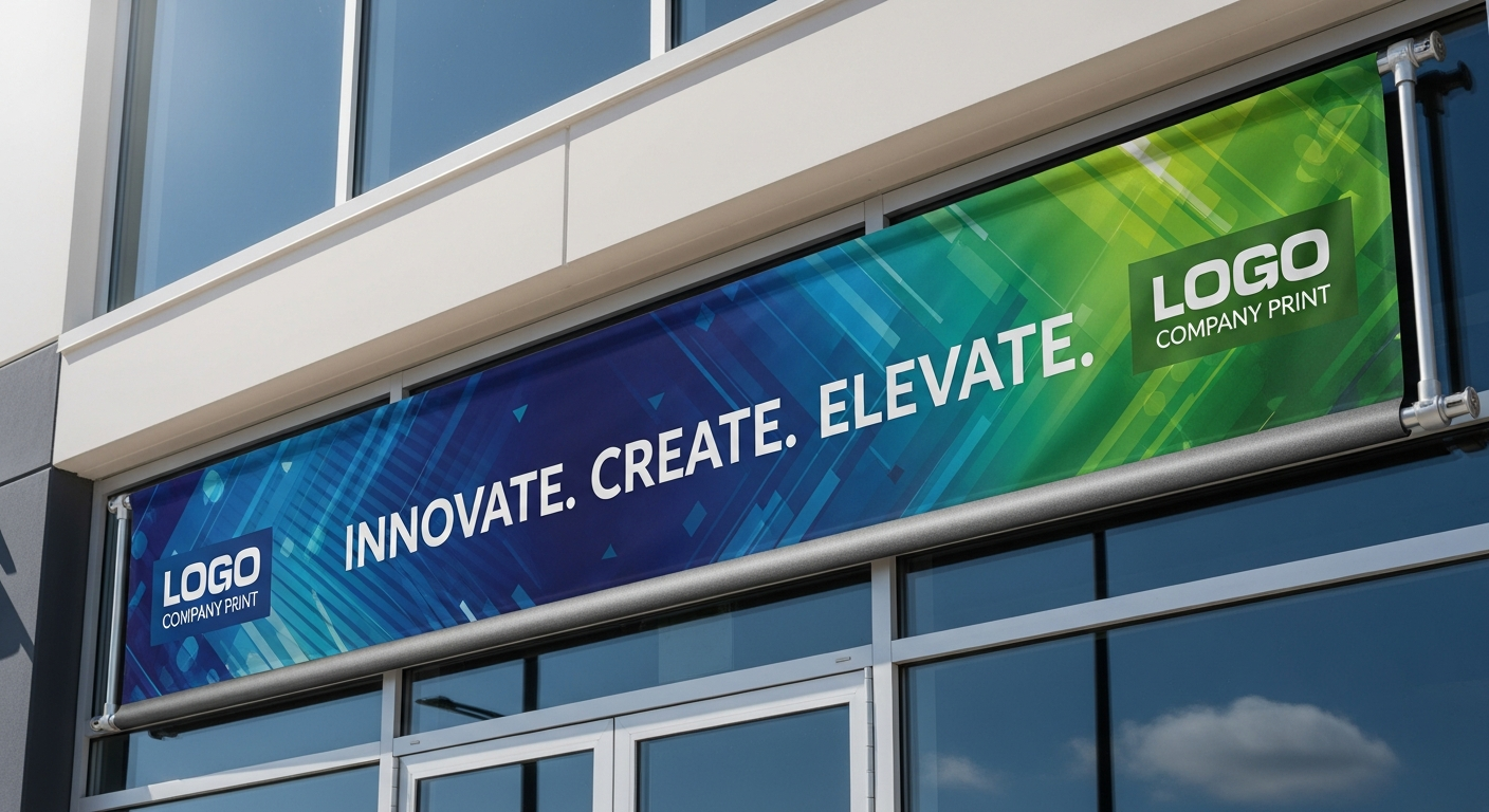 Custom Vinyl Banner Mockup