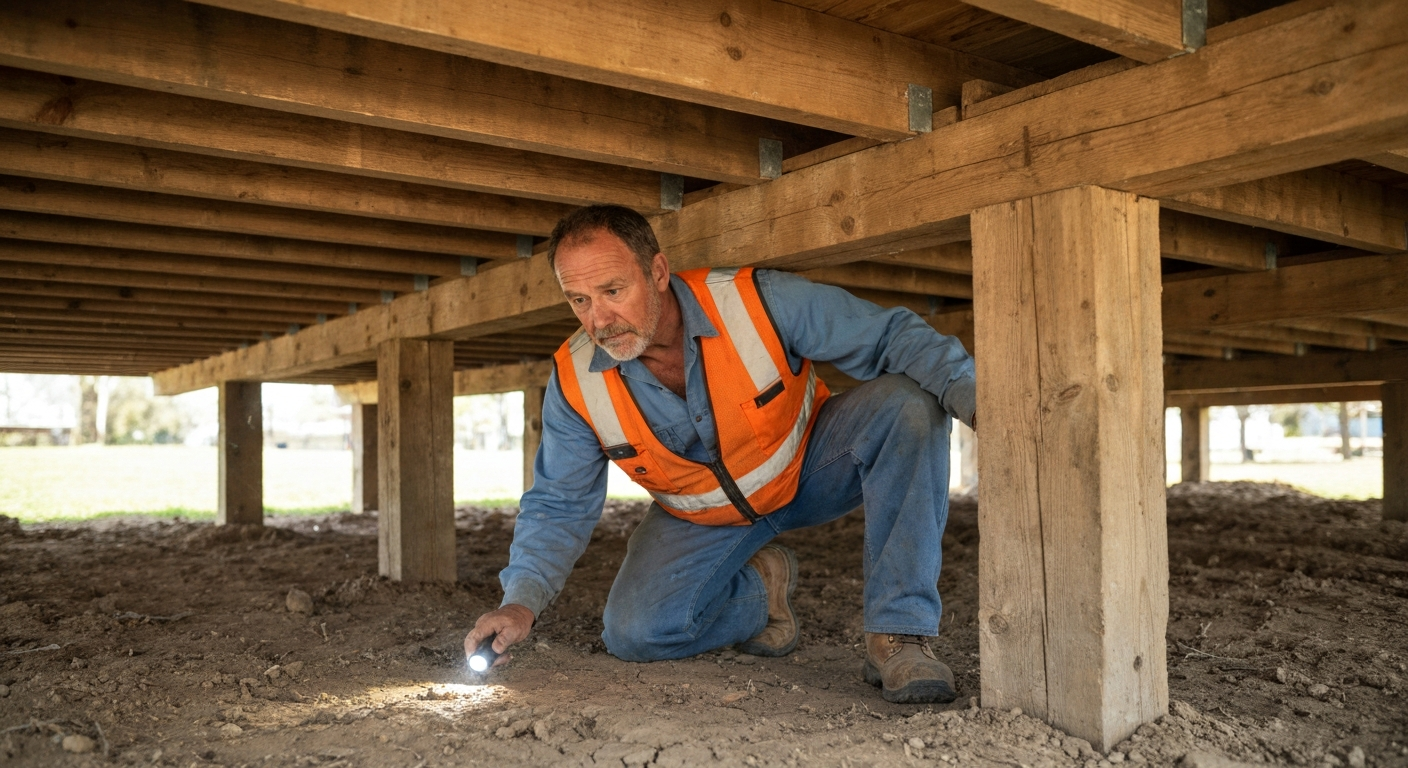 Pier & Beam Foundation Work