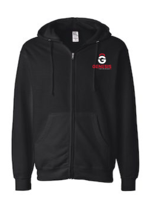 Midweight Full-Zip Hooded Sweatshirt