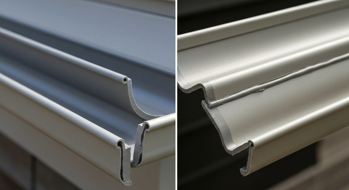 Seamless Gutters vs Sectional Gutters