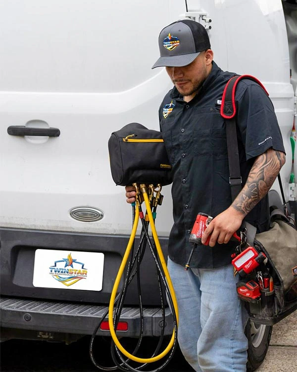 Erick, owner and HVAC technician at TwinStar AC in New Caney Texas