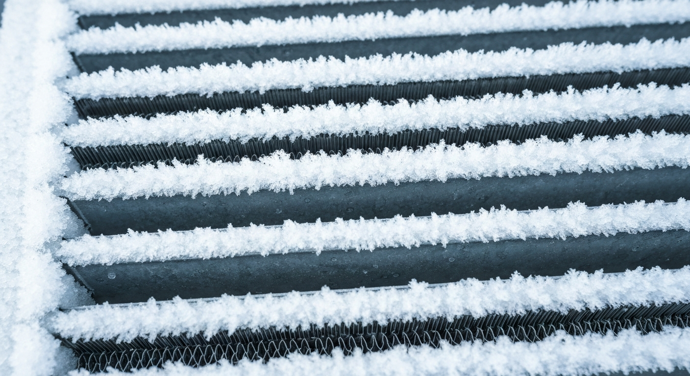 Frozen AC evaporator coil
