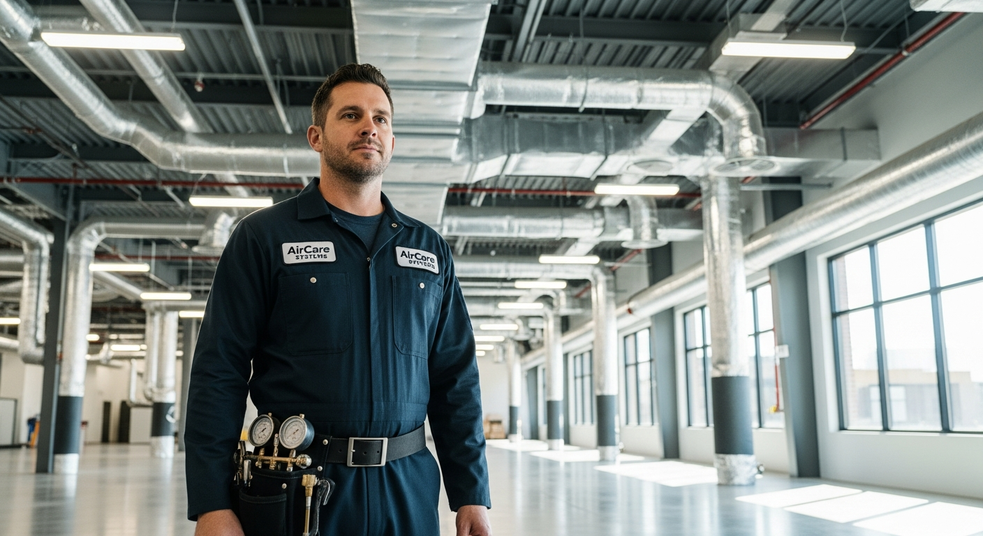 Commercial HVAC Duct Cleaning by AirCare Systems