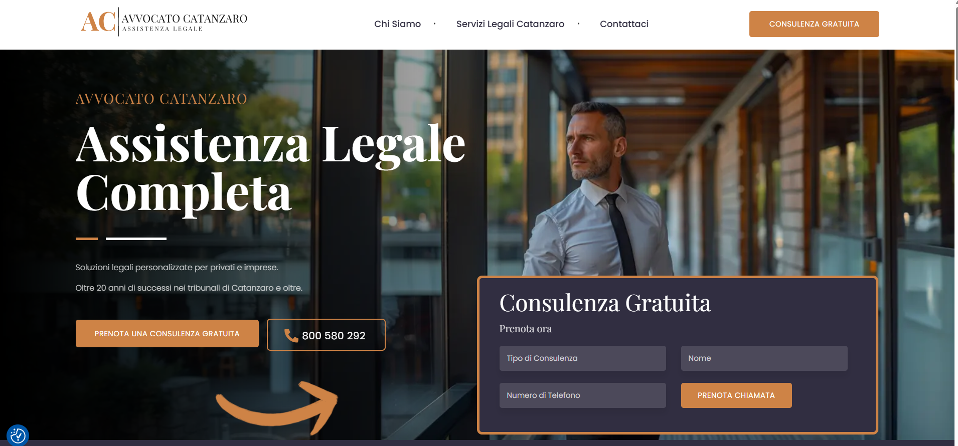 Avvocato Catanzaro Screen 2