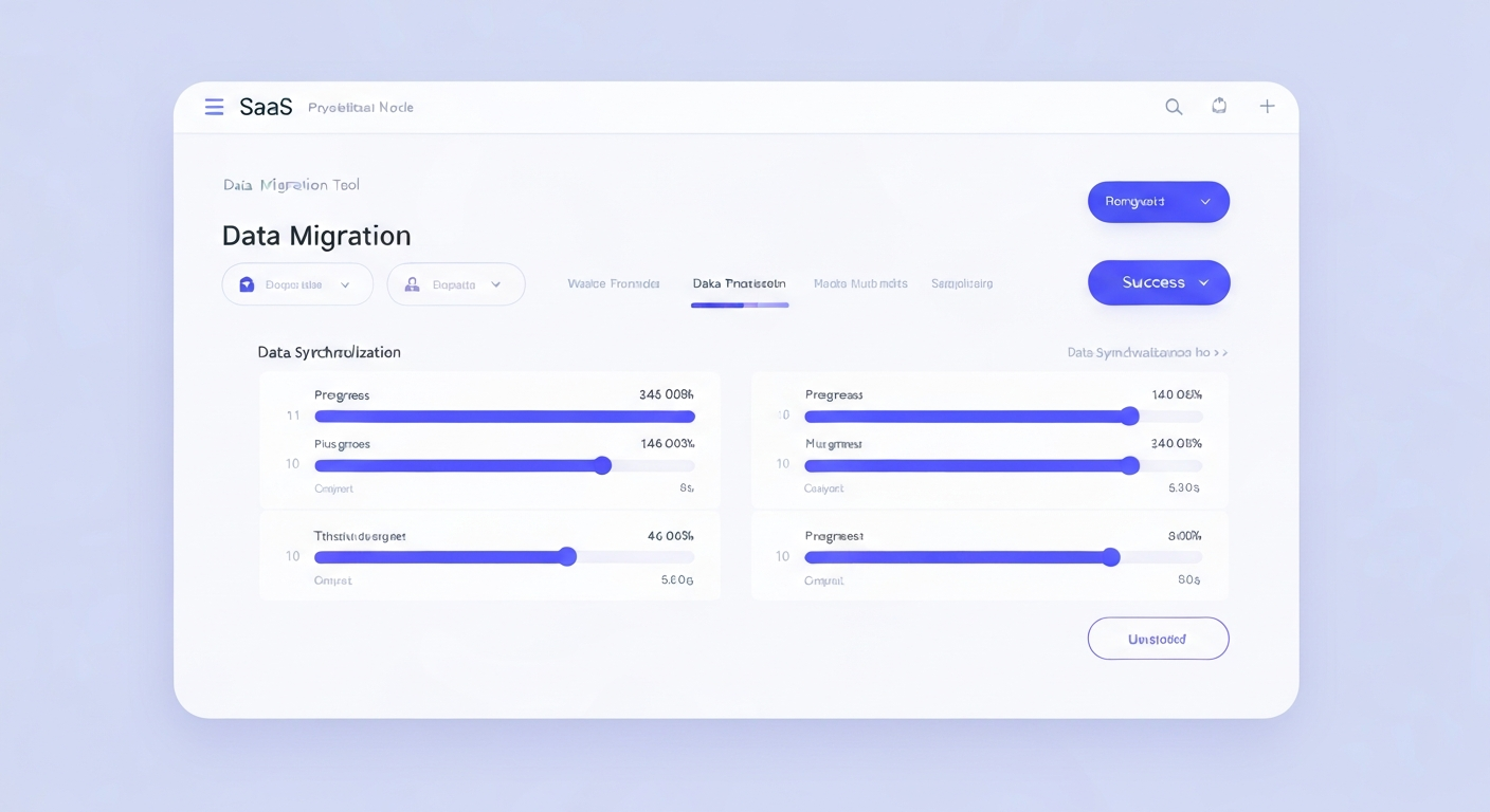 CRM Migration Tool Dashboard