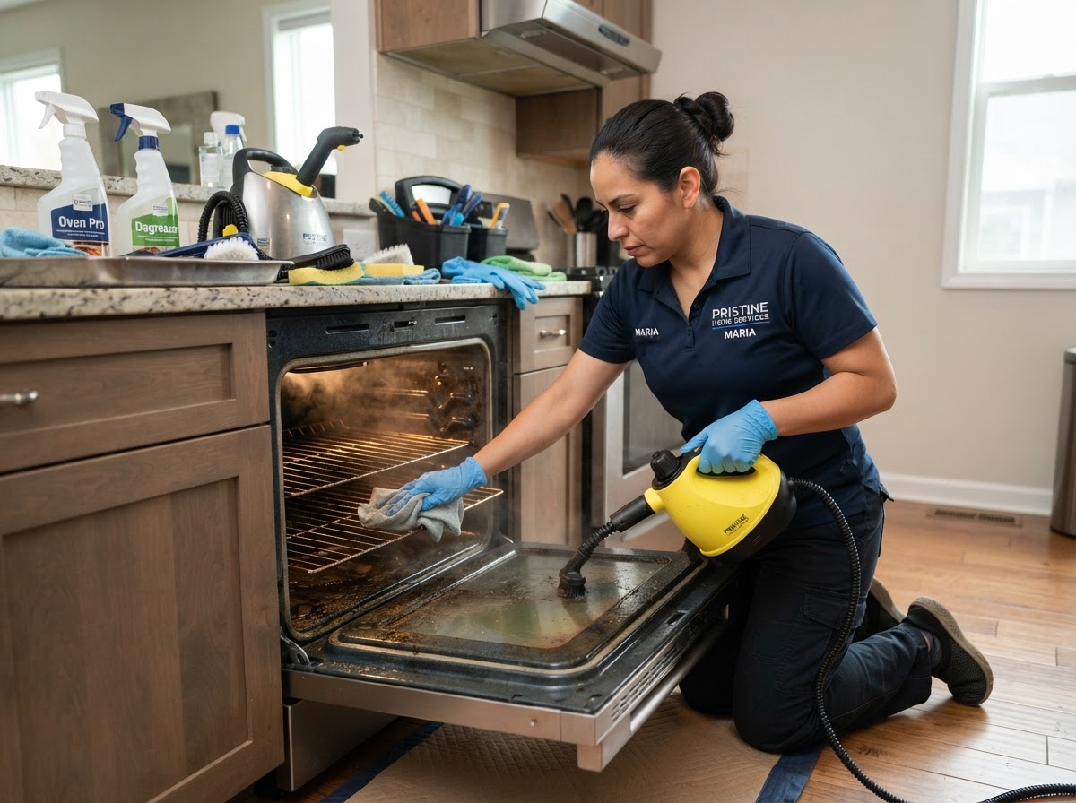 Detailed deep cleaning of a Houston home by Axiom Shine