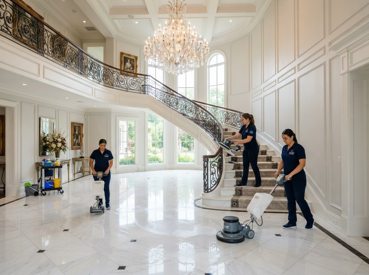 Luxury Home Cleaning performed by Axiom Shine in Houston