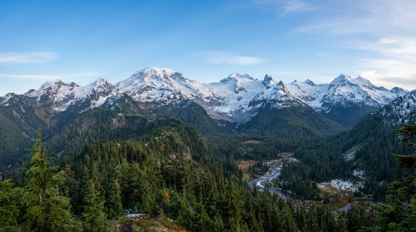 Western Washington Cascade mountains