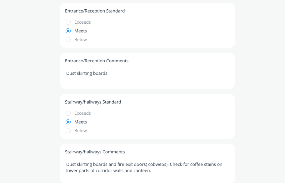 Audit Checklist Example - MÔR Cleaning Services