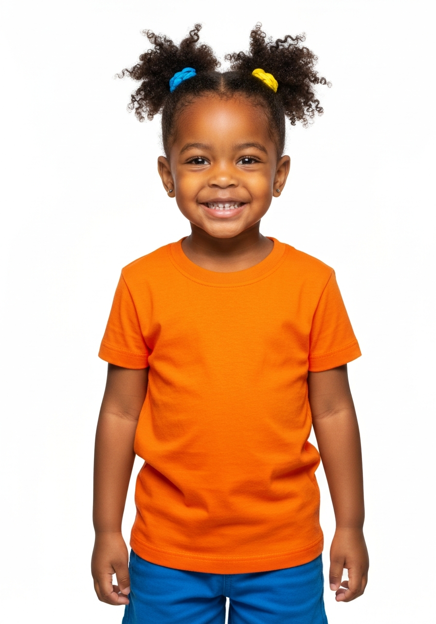 Happy child cutout