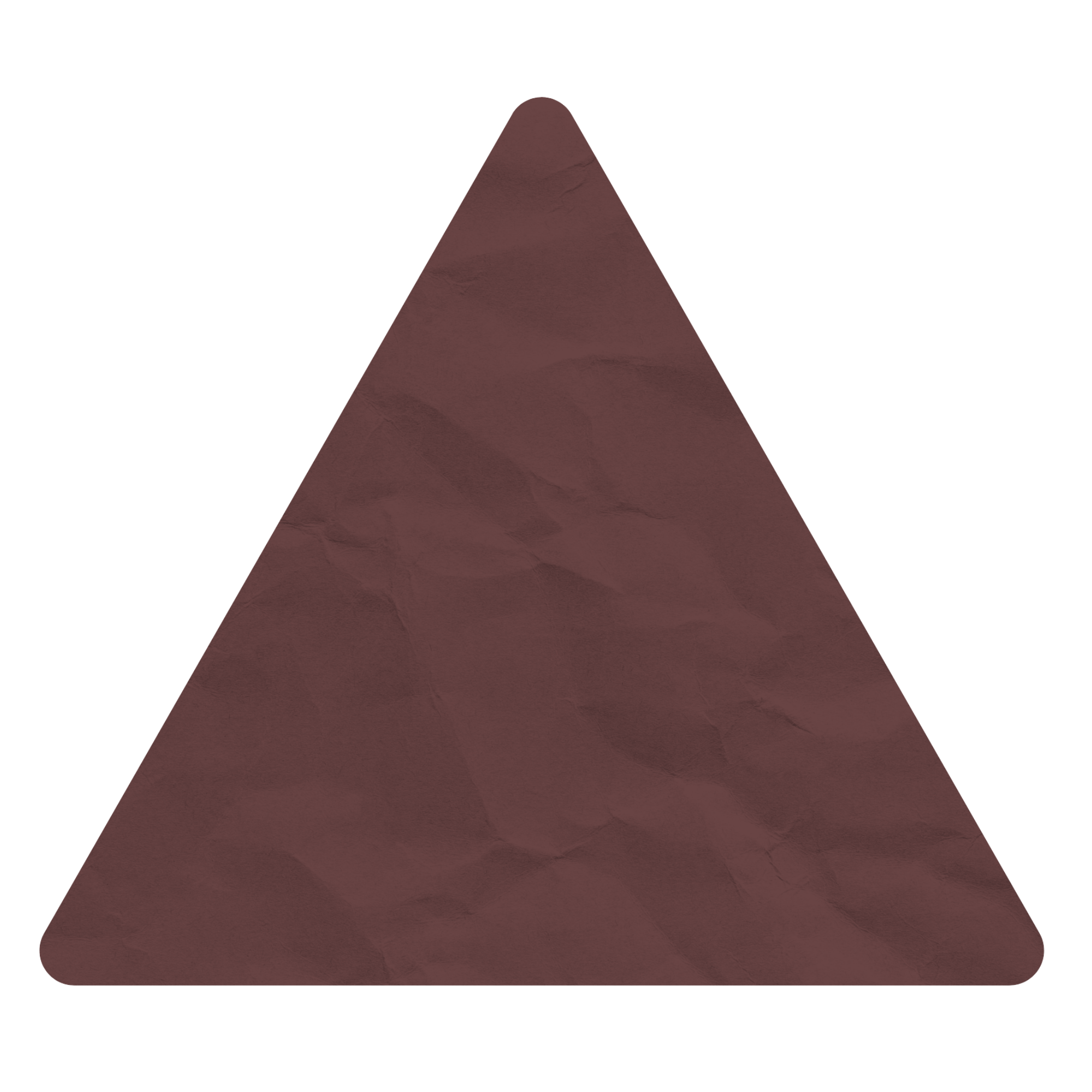 Brown Triangle decoration