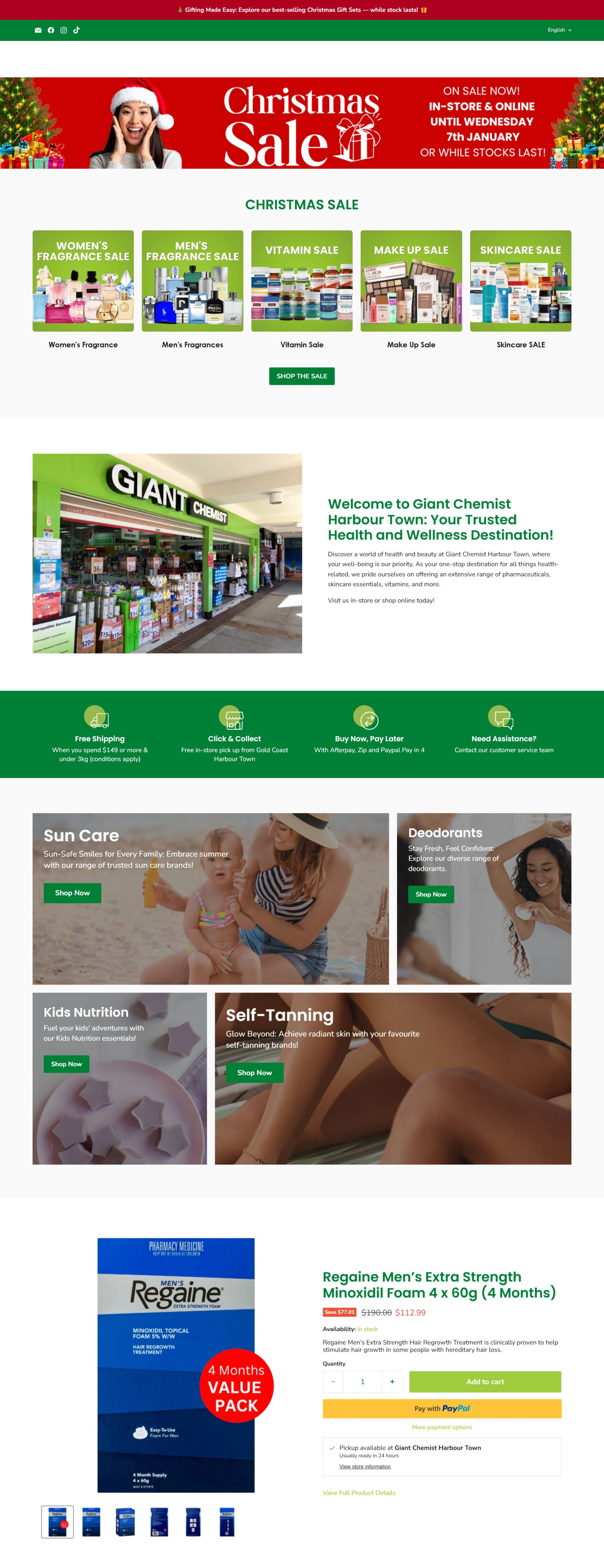 Giant Chemist website portfolio