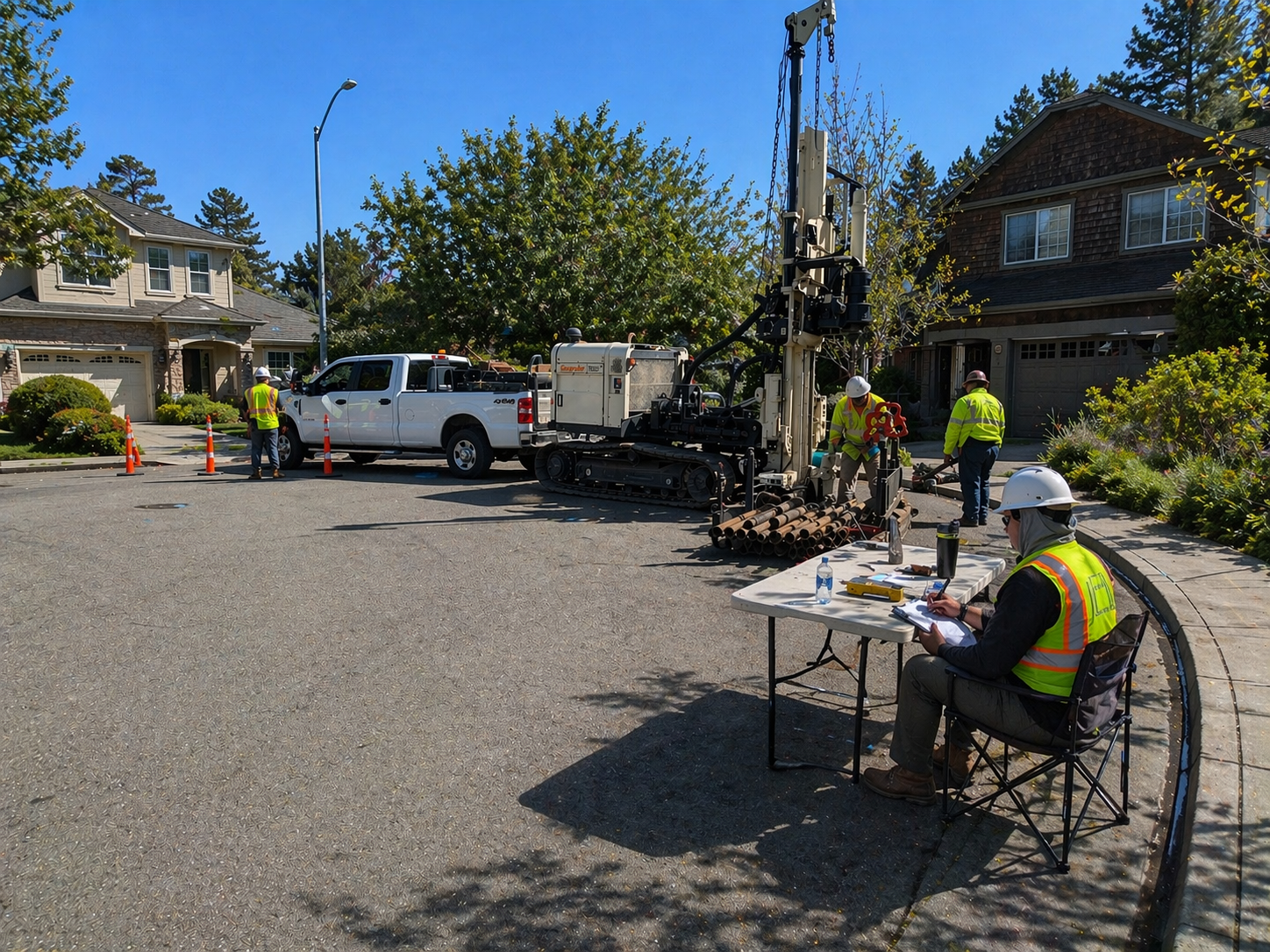 Drilling rig crew