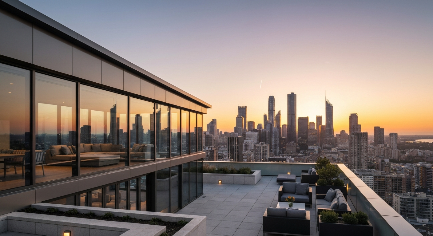 Penthouse mit Dachterrasse