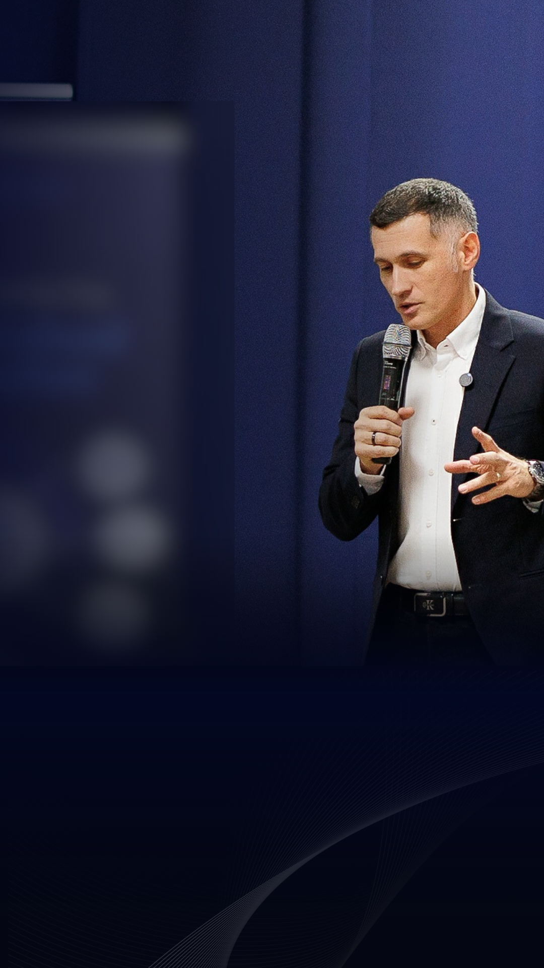 Emanuel Popa speaking mobile