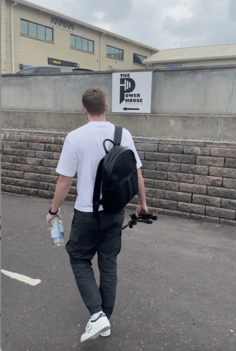 Robbie Heading to Client Shoot
