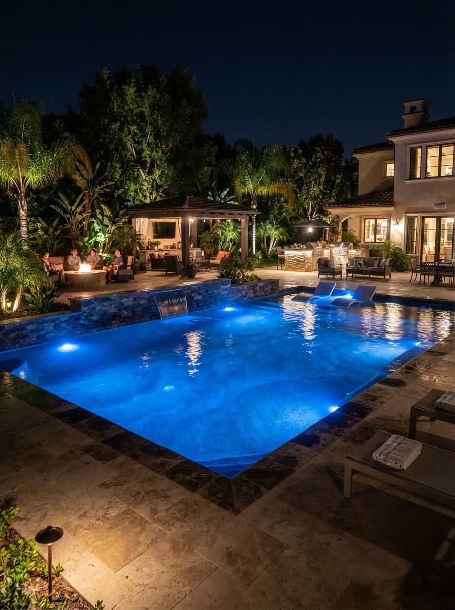 Pool Lighting — outdoor lighting London Ontario