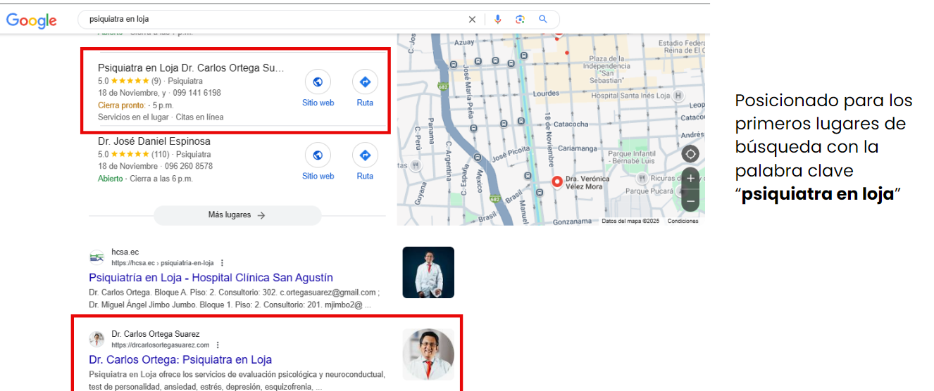 Caso de éxito SEO local