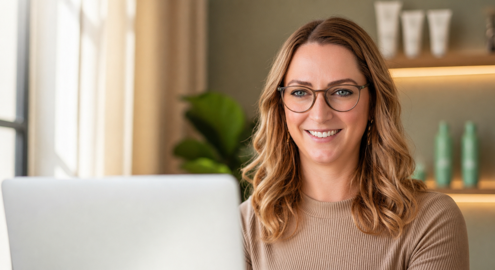 Christiane in der Online-Haarberatung