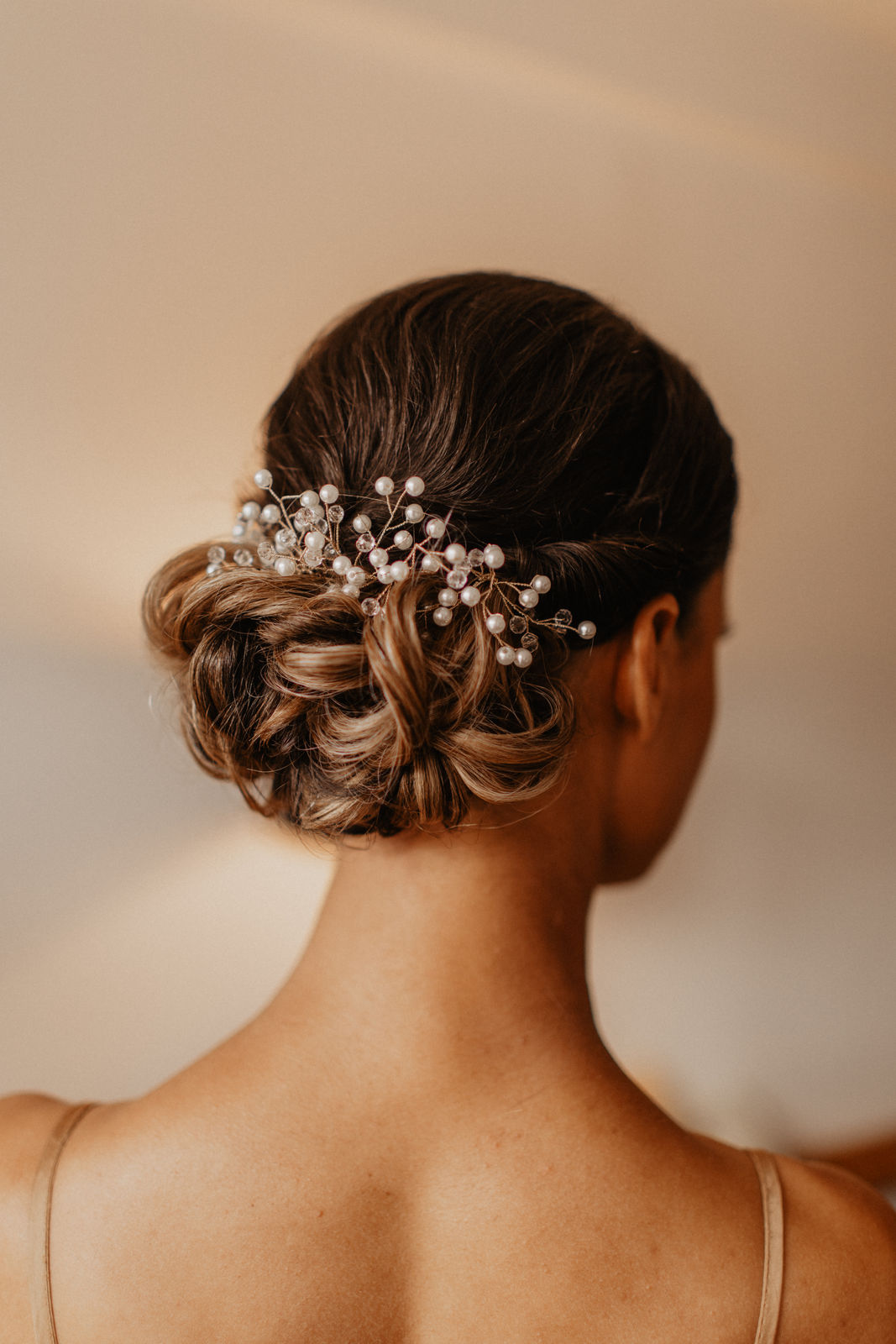 Brautfrisur Detail