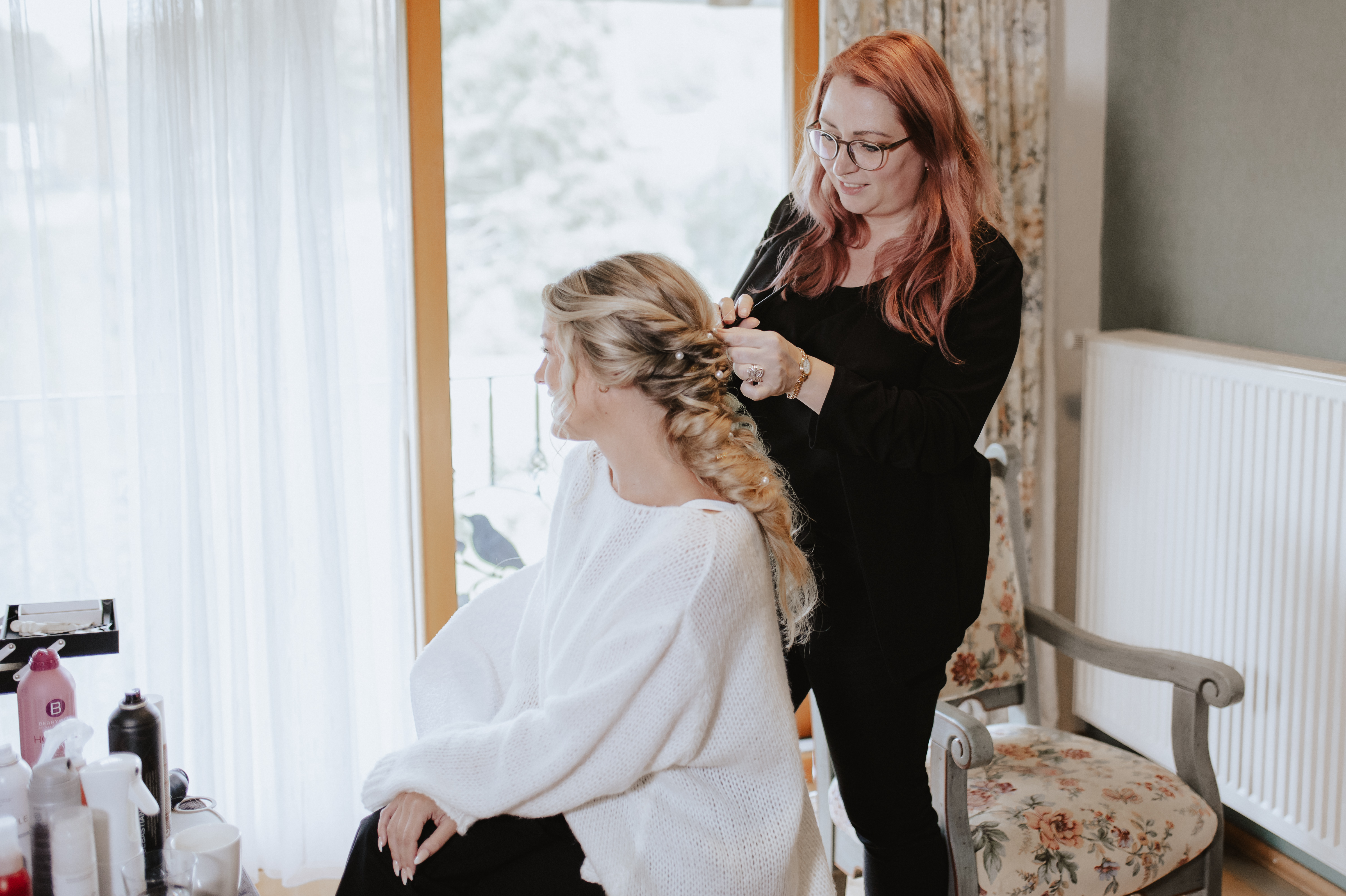 Brautstyling Vorbereitung
