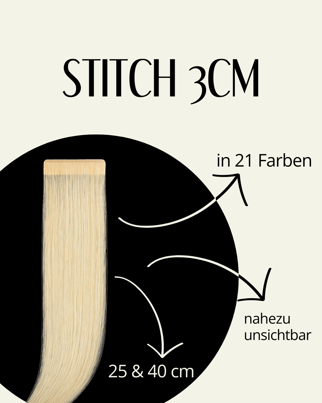 Stitch Tapes 3cm in 21 Farben