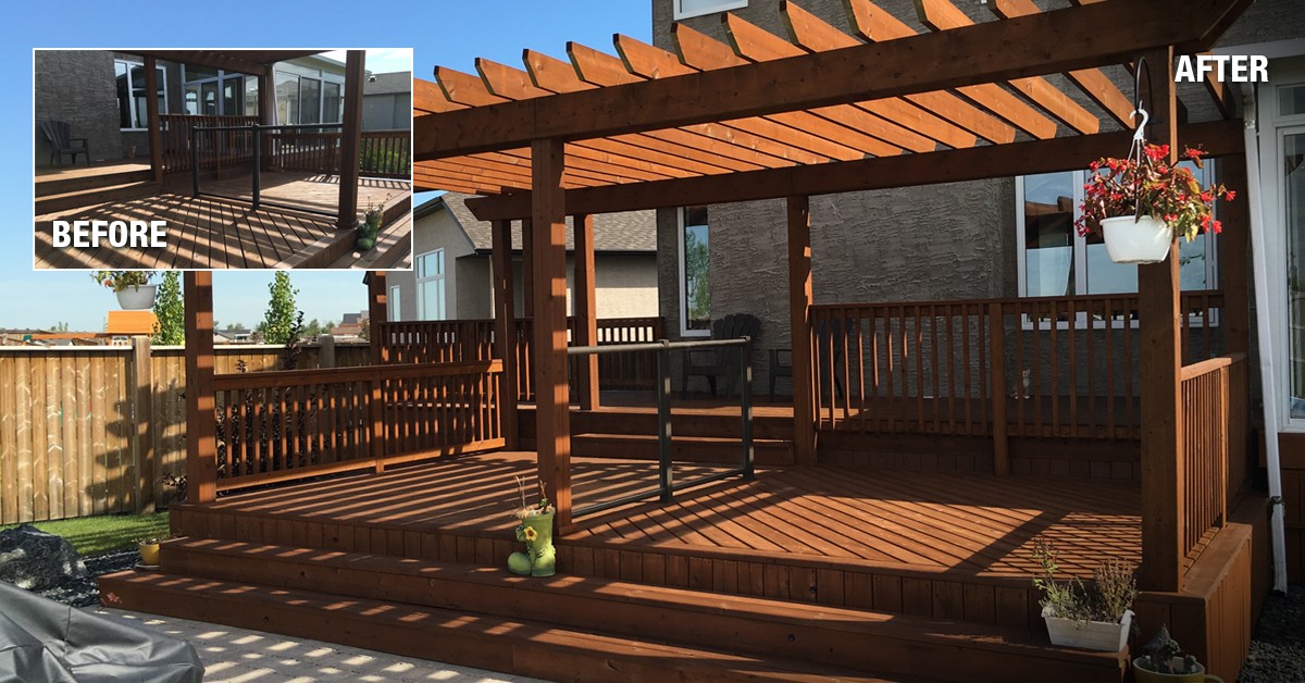 Coastal Exterior Transformation decks painting Winnipeg MB