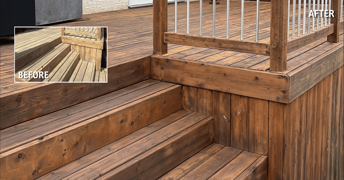 New Project 8 deck painting Winnipeg MB