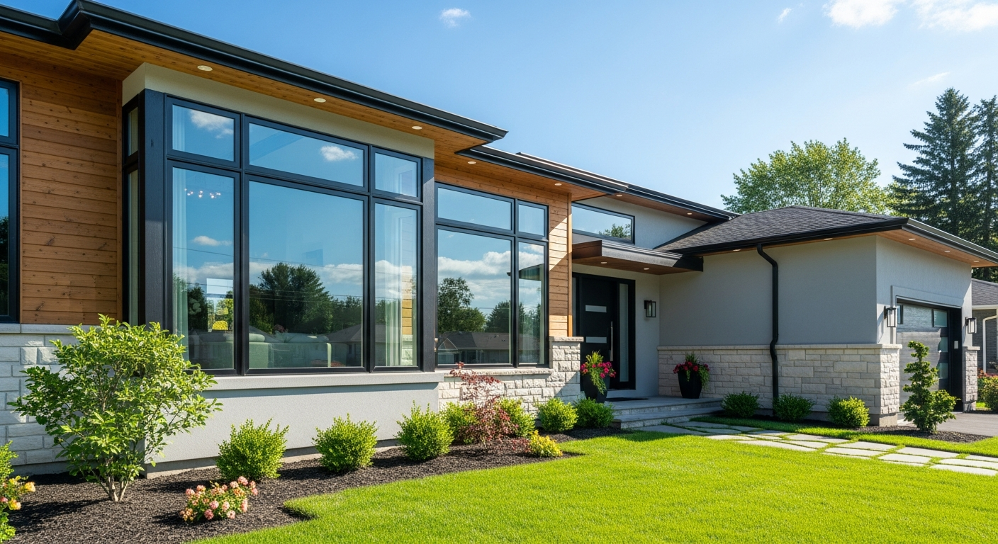 Modern home exterior