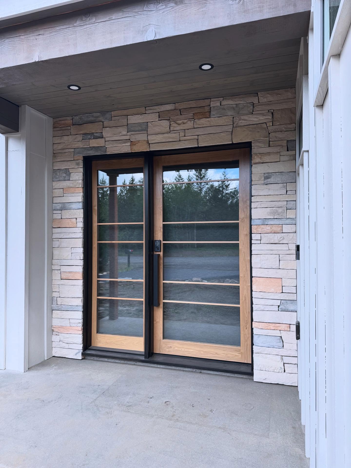 Beautiful stone entranceway