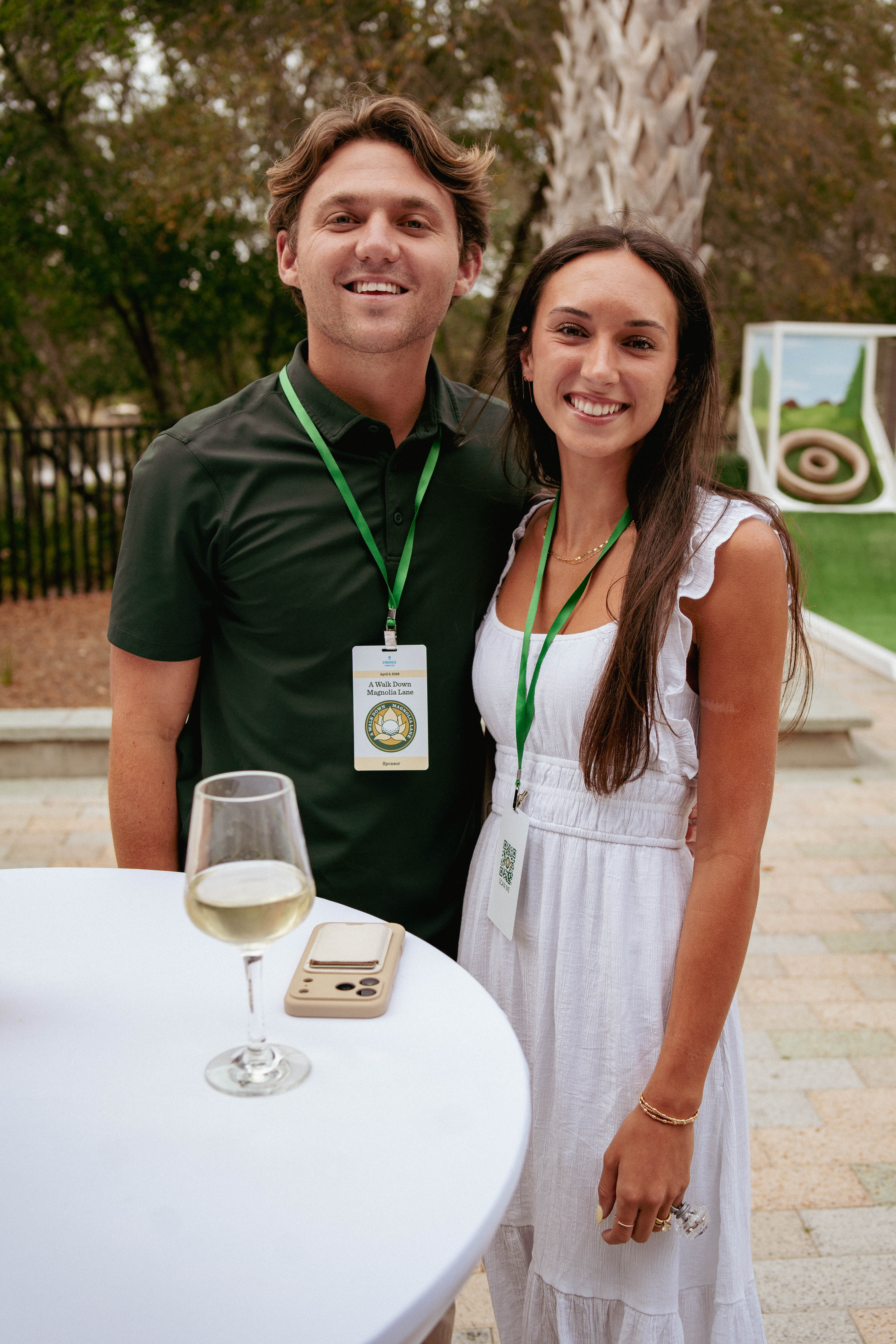 Clay Lawrence and his wife