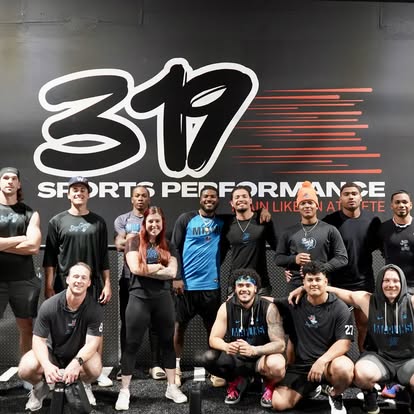 Team training group at 319 Sports Performance at The M.A.C. in Cedar Rapids