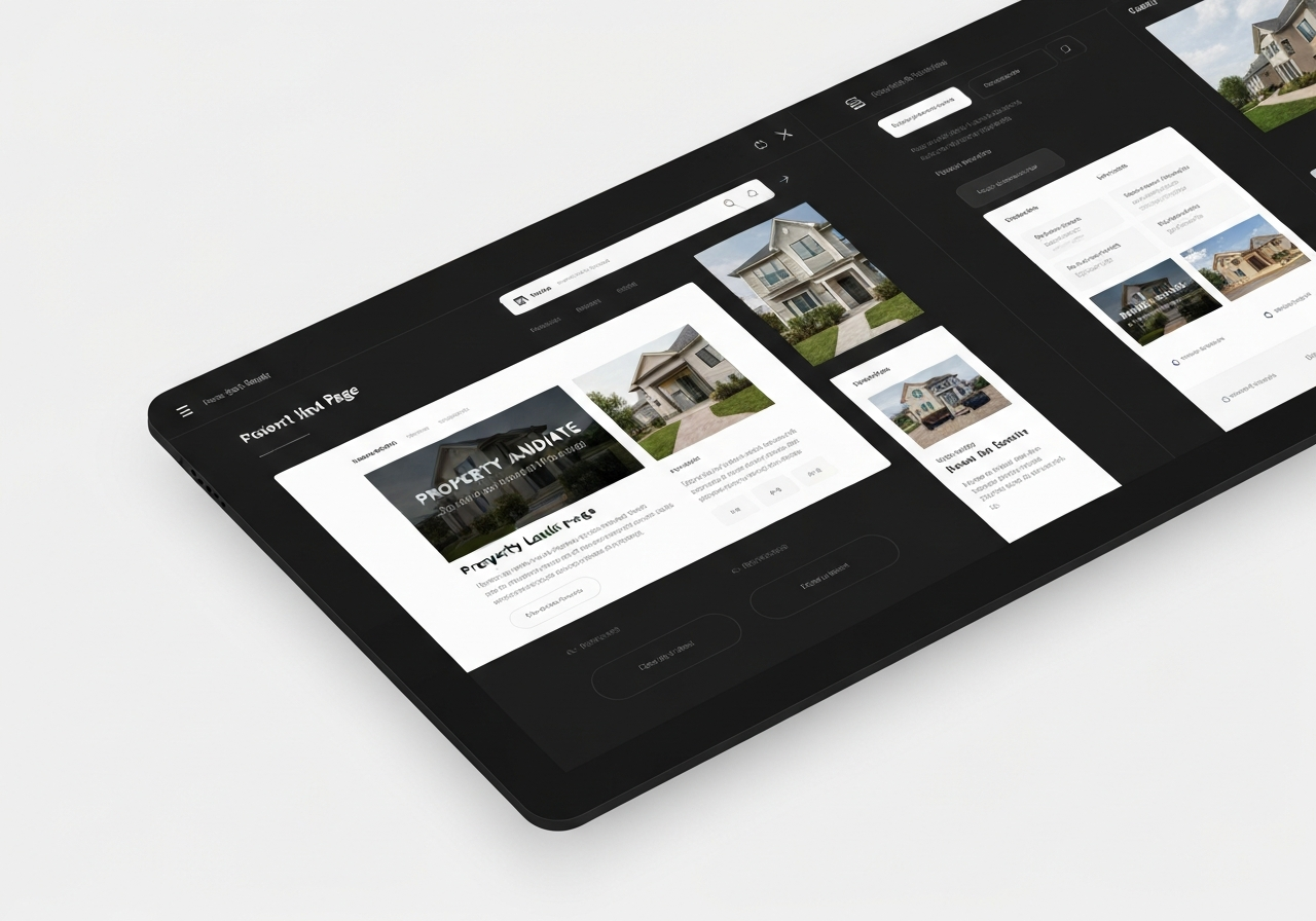 Studio Escrow Visual Funnel Builder Interface for creating high converting landing pages
