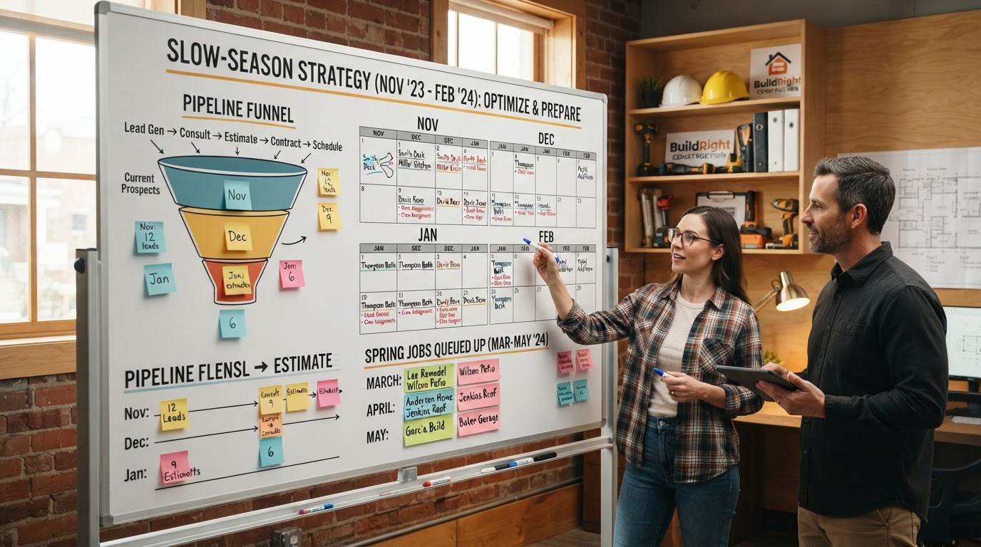 The Slow-Season Playbook: Using November–February to Fill Your Spring Pipeline