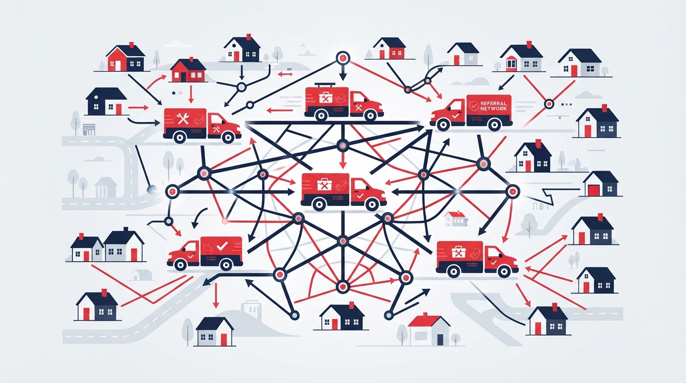 The Contractor Referral System That Runs on Automation