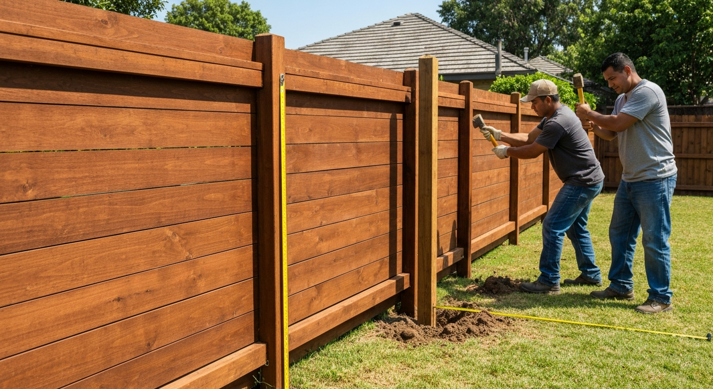 Fencing contractor professional using marketing automation software to grow their business