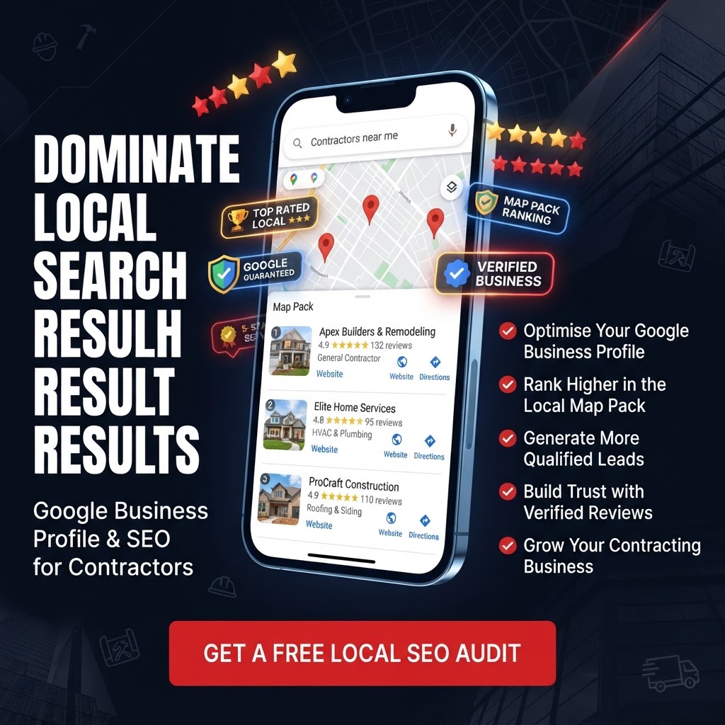 Google Business Profile map pack for contractors