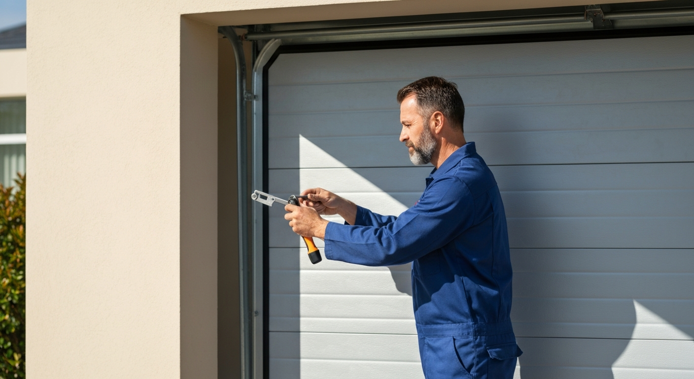 Garage Door contractor professional using marketing automation software to grow their business