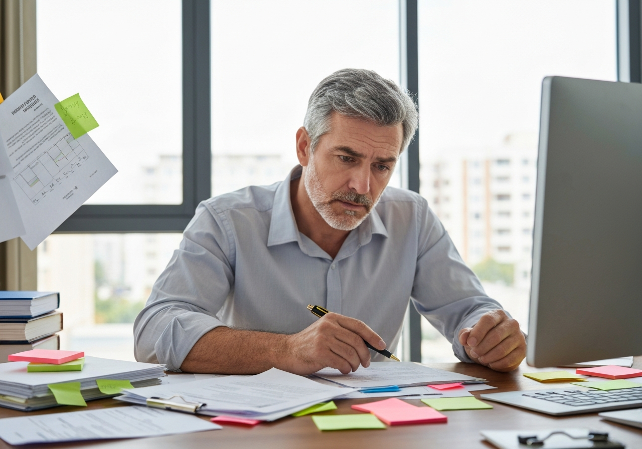 Frustrated contractor losing leads due to disorganized paperwork and lack of CRM software