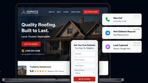 Contractor Website Mockup