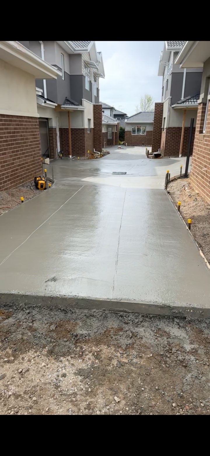 Plain Concrete Driveway