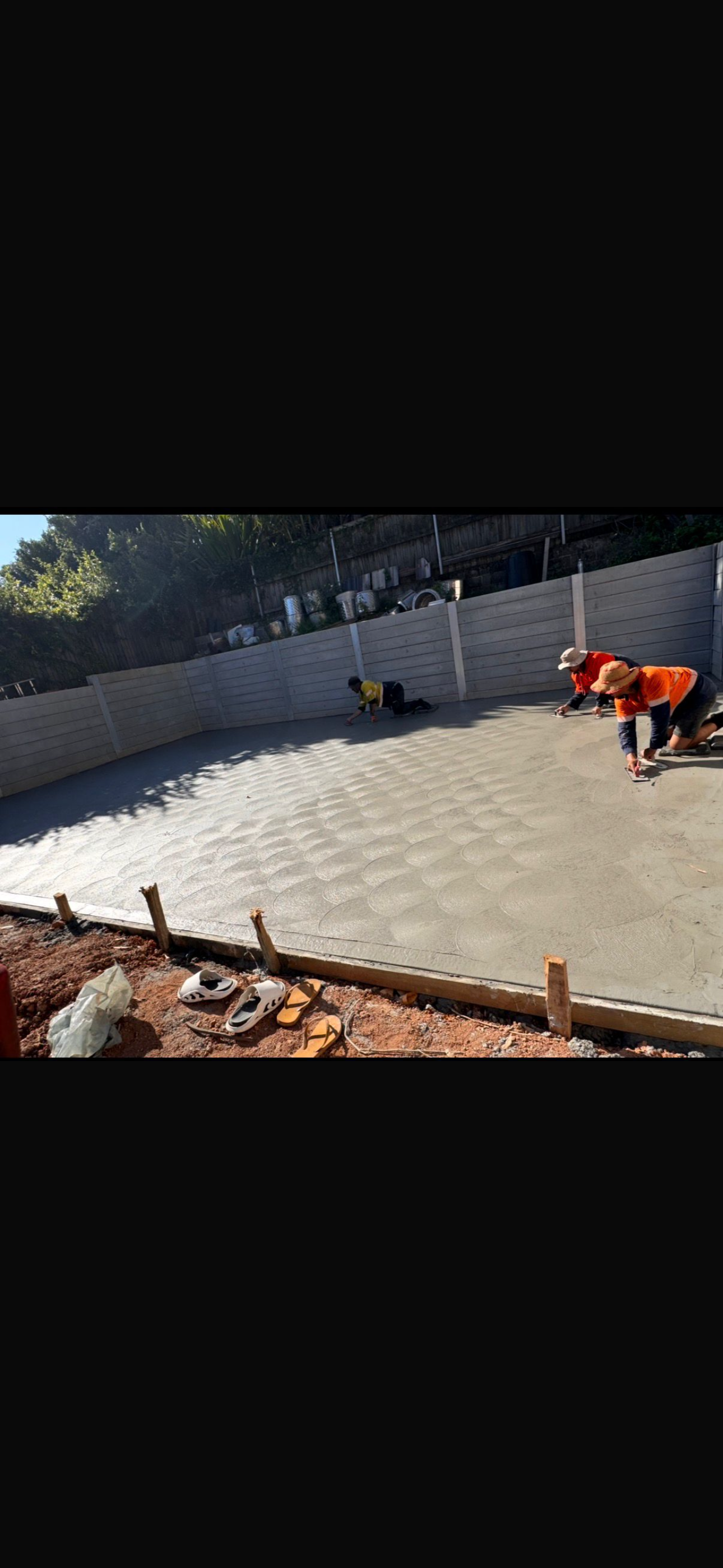 Coloured Concrete Paving