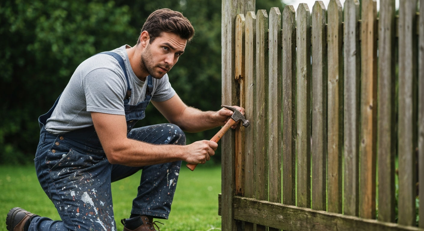 Professional fence repair service in Chicago
