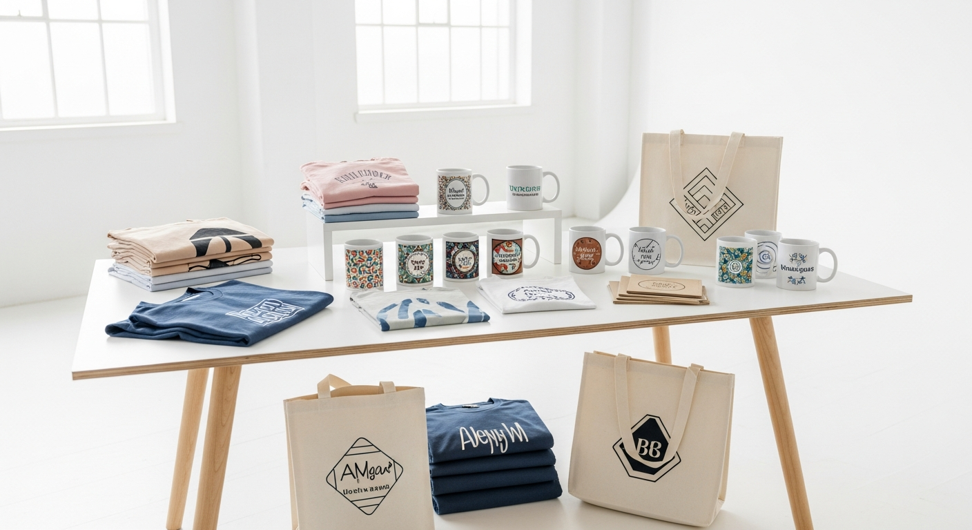 Modern print-on-demand studio