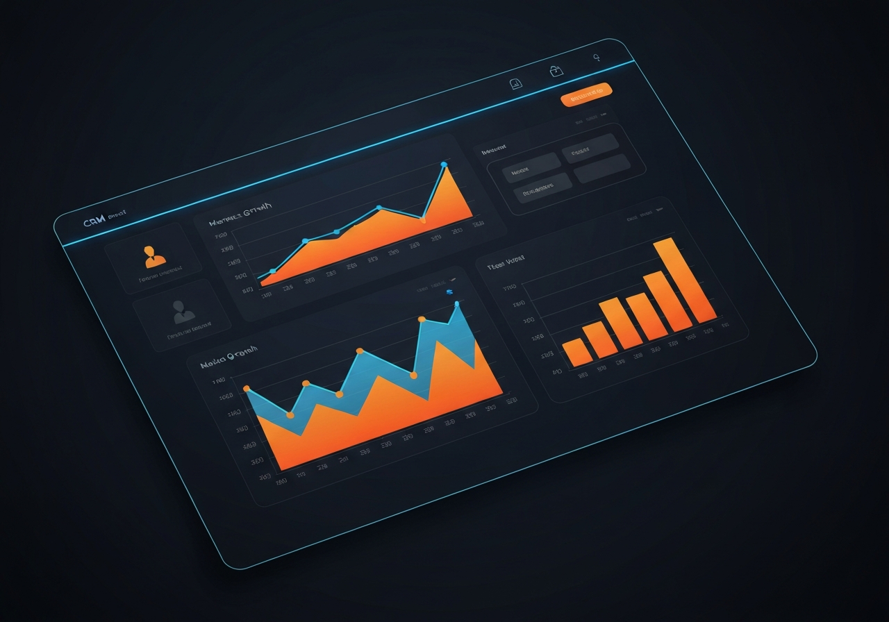 CRM Dashboard Visualization