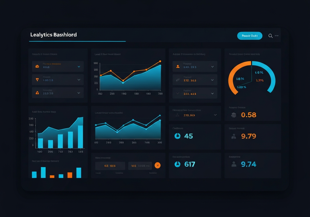 Lead Generation Dashboard Visualization