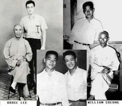 Bruce Lee and Grandmaster William Chueng